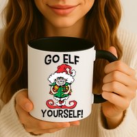 Go Elf Yourself Funny Christmas Mug