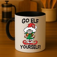 Go Elf Yourself Funny Christmas Mug