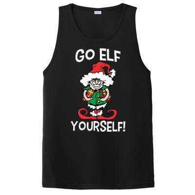 Go Elf Yourself Funny Christmas PosiCharge Competitor Tank