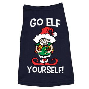 Go Elf Yourself Funny Christmas Doggie Tank