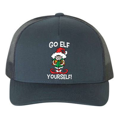 Go Elf Yourself Funny Christmas Yupoong Adult 5-Panel Trucker Hat