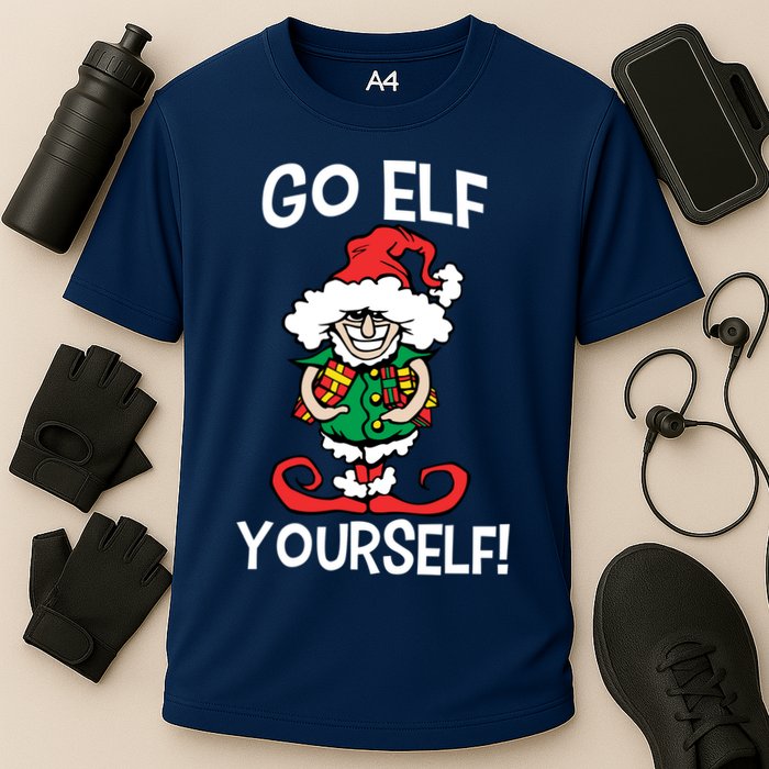 Go Elf Yourself Funny Christmas Performance Shirt