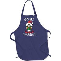 Go Elf Yourself Funny Christmas Full-Length Apron With Pockets