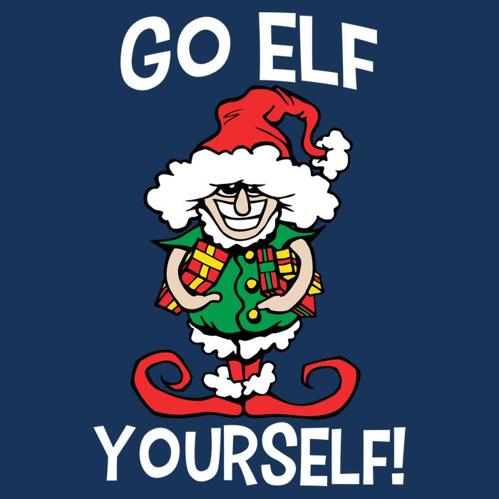 Go Elf Yourself Funny Christmas Apron