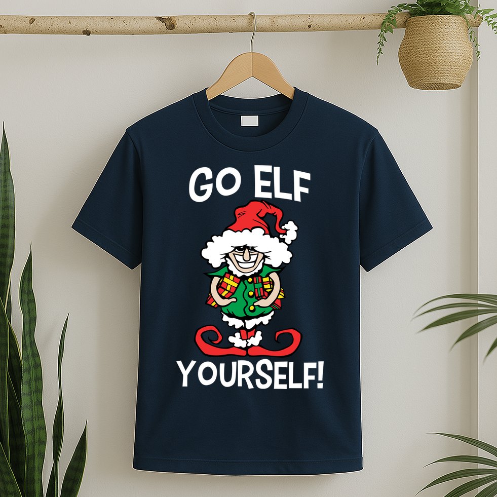 Go Elf Yourself Funny Christmas T-Shirt