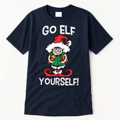 Go Elf Yourself Funny Christmas Tall T-Shirt