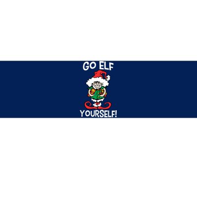 Go Elf Yourself Funny Christmas Bumper Sticker