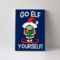 Go Elf Yourself Funny Christmas Canvas