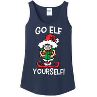 Go Elf Yourself Funny Christmas Ladies Essential Tank