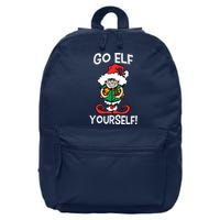 Go Elf Yourself Funny Christmas 16 in Basic Backpack