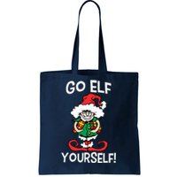 Go Elf Yourself Funny Christmas Tote Bag