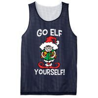 Go Elf Yourself Funny Christmas Mesh Reversible Basketball Jersey Tank