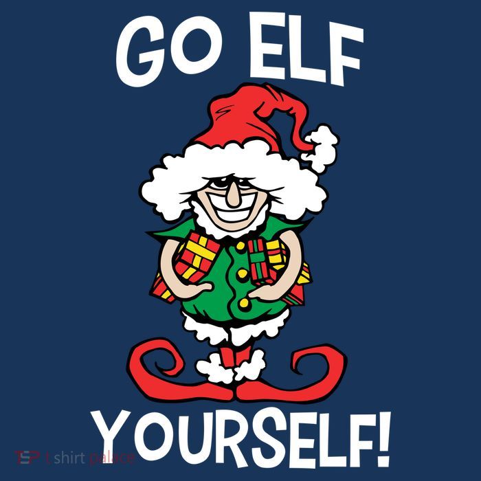 Go Elf Yourself Funny Christmas Cooling Performance Long Sleeve Crew