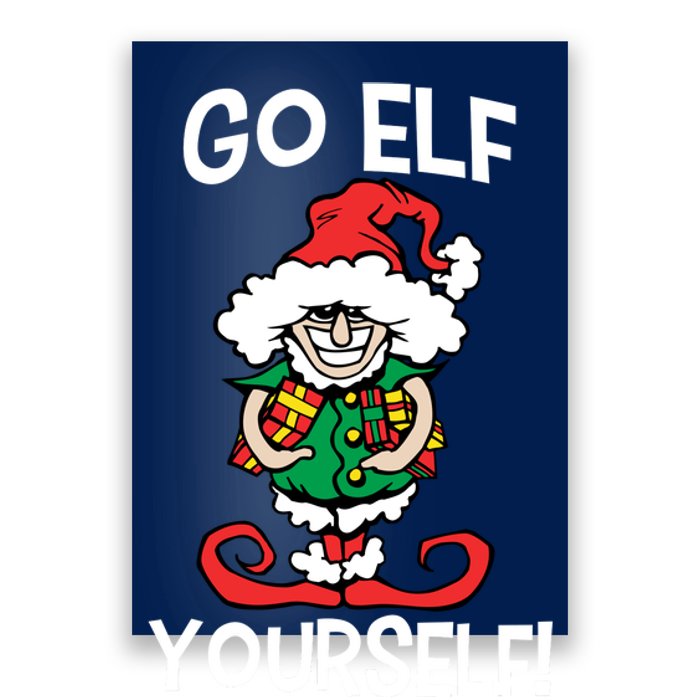 Go Elf Yourself Funny Christmas Poster