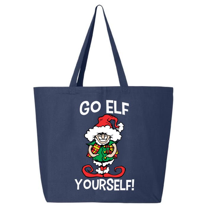 Go Elf Yourself Funny Christmas 25L Jumbo Tote