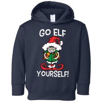 Go Elf Yourself Funny Christmas Toddler Hoodie