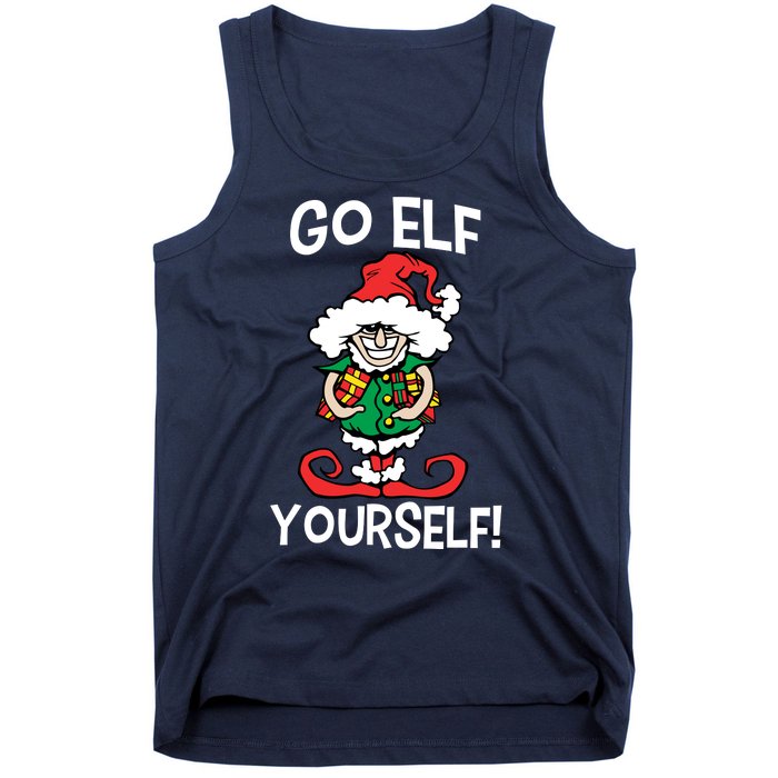 Go Elf Yourself Funny Christmas Tank Top