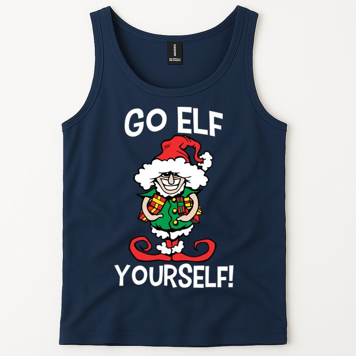 Go Elf Yourself Funny Christmas Tank Top