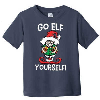 Go Elf Yourself Funny Christmas Toddler T-Shirt