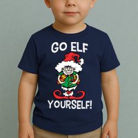 Go Elf Yourself Funny Christmas Toddler T-Shirt