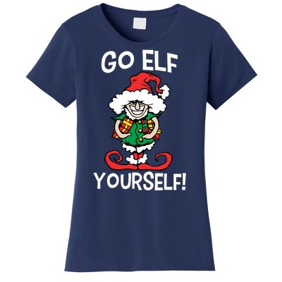 Go Elf Yourself Funny Christmas Women's T-Shirt