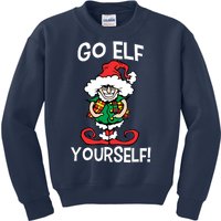 Go Elf Yourself Funny Christmas Kids Sweatshirt