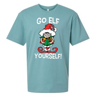 Go Elf Yourself Funny Christmas Sueded Cloud Jersey T-Shirt