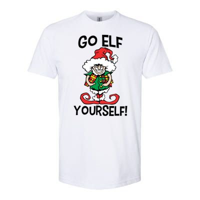 Go Elf Yourself Funny Christmas Softstyle® CVC T-Shirt