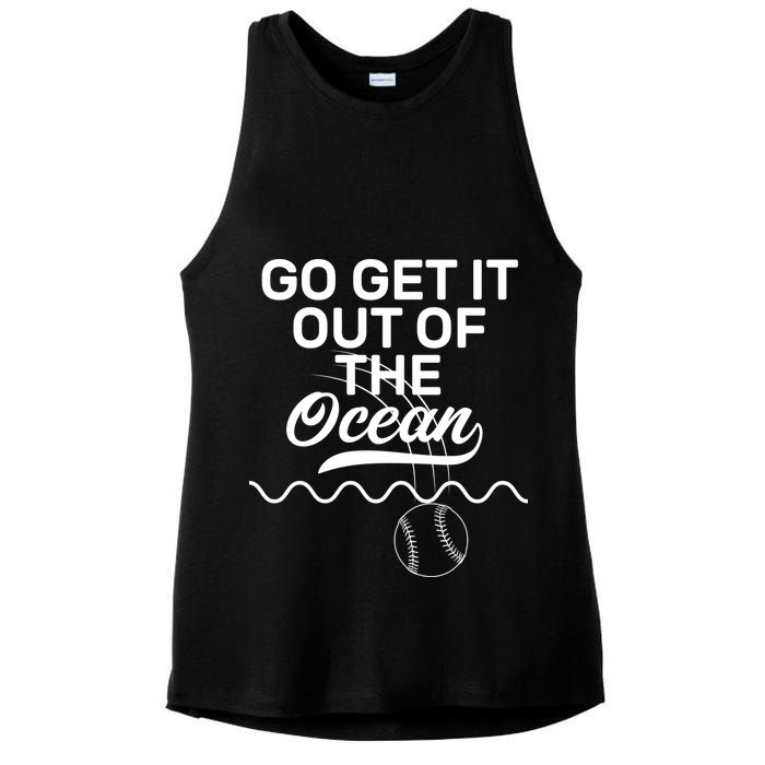 Go Get It Out Of The Ocean Ladies PosiCharge Tri-Blend Wicking Tank