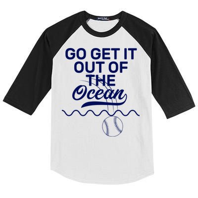 Go Get It Out Of The Ocean Kids Colorblock Raglan Jersey
