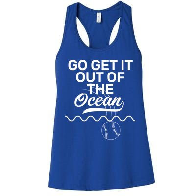 Go Get It Out Of The Ocean Women's Racerback Tank