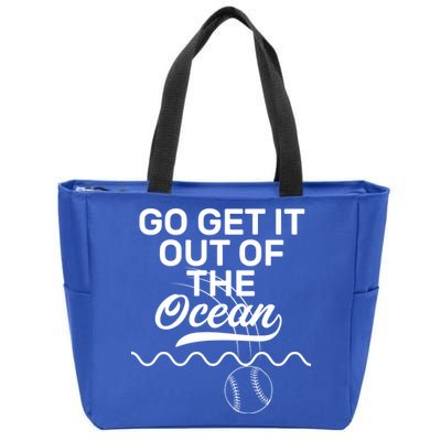 Go Get It Out Of The Ocean Zip Tote Bag