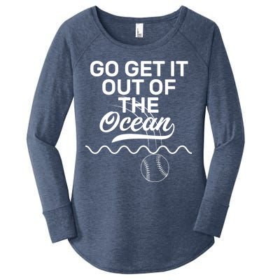 Go Get It Out Of The Ocean Women's Perfect Tri Tunic Long Sleeve Shirt