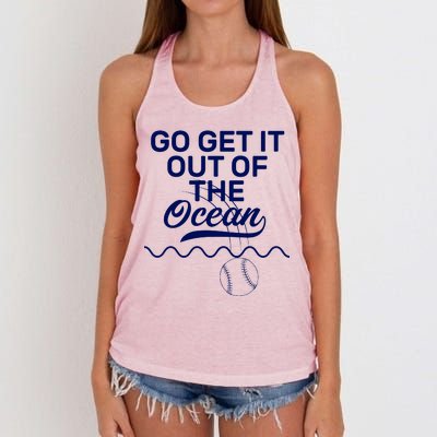 Go Get It Out Of The Ocean Women's Knotted Racerback Tank