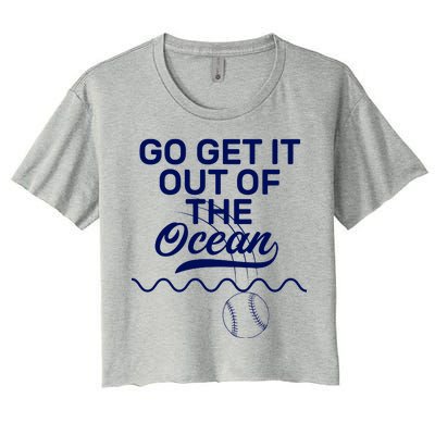 Go Get It Out Of The Ocean Women's Crop Top Tee