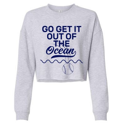 Go Get It Out Of The Ocean Cropped Pullover Crew