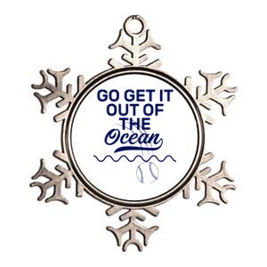 Go Get It Out Of The Ocean Metallic Star Ornament