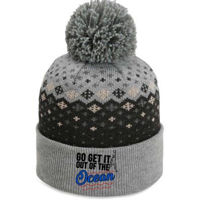 Go Get It Out Of The Ocean Baseball The Baniff Cuffed Pom Beanie