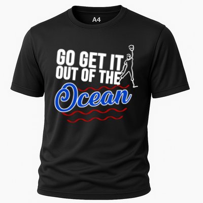 Go Get It Out Of The Ocean Baseball Performance Shirt