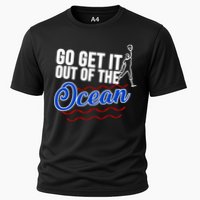 Go Get It Out Of The Ocean Baseball Performance Shirt