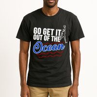 Go Get It Out Of The Ocean Baseball Tall T-Shirt