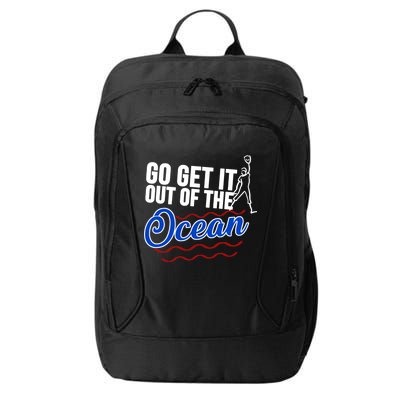 Go Get It Out Of The Ocean Baseball City Backpack