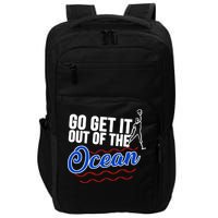 Go Get It Out Of The Ocean Baseball Impact Tech Backpack