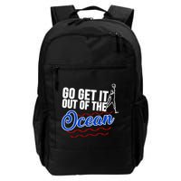 Go Get It Out Of The Ocean Baseball Backpack