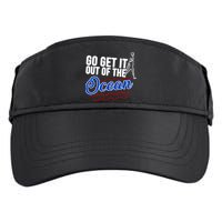 Go Get It Out Of The Ocean Baseball Adult Drive Performance Visor