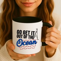 Go Get It Out Of The Ocean Baseball Mug