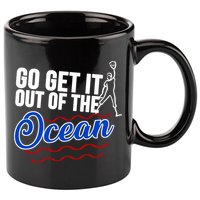 Go Get It Out Of The Ocean Baseball 11oz C Handle Ceramic Mug