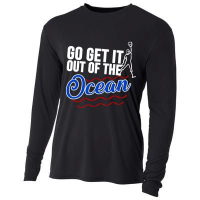 Go Get It Out Of The Ocean Baseball Cooling Performance Long Sleeve Crew