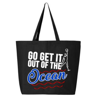 Go Get It Out Of The Ocean Baseball 25L Jumbo Tote