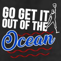 Go Get It Out Of The Ocean Baseball 25L Jumbo Tote